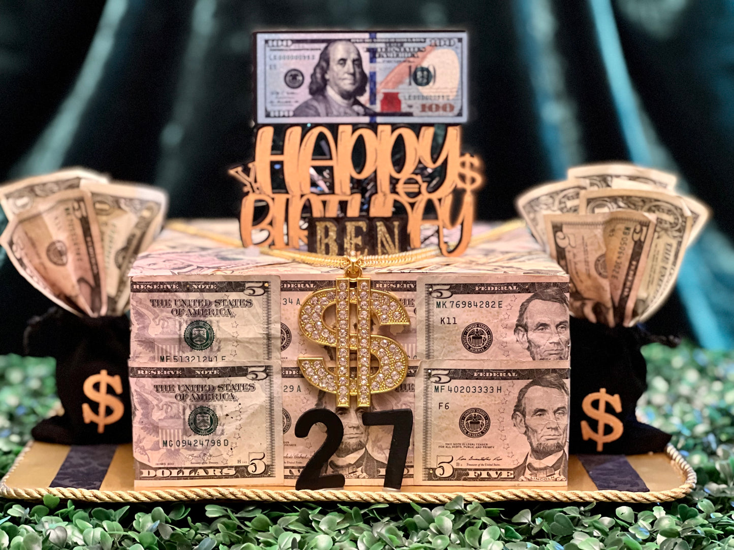 Adult Birthday Money Cakes